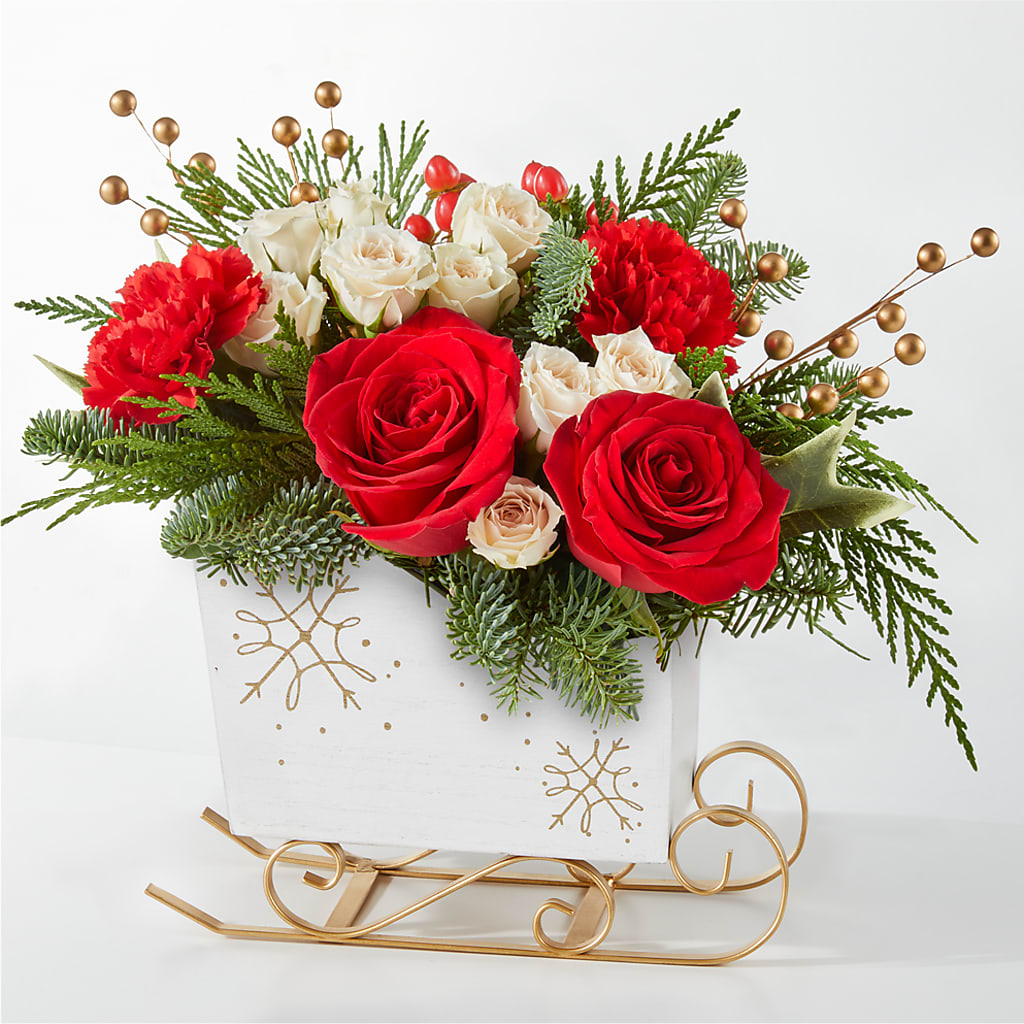 Gone Sledding Bouquet – Flowers By Diane, Bridgewater MA