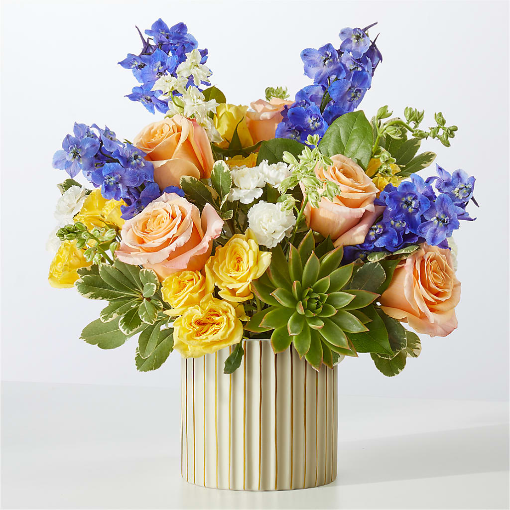 Cobalt Reverie Bouquet – Flowers By Diane, Bridgewater MA