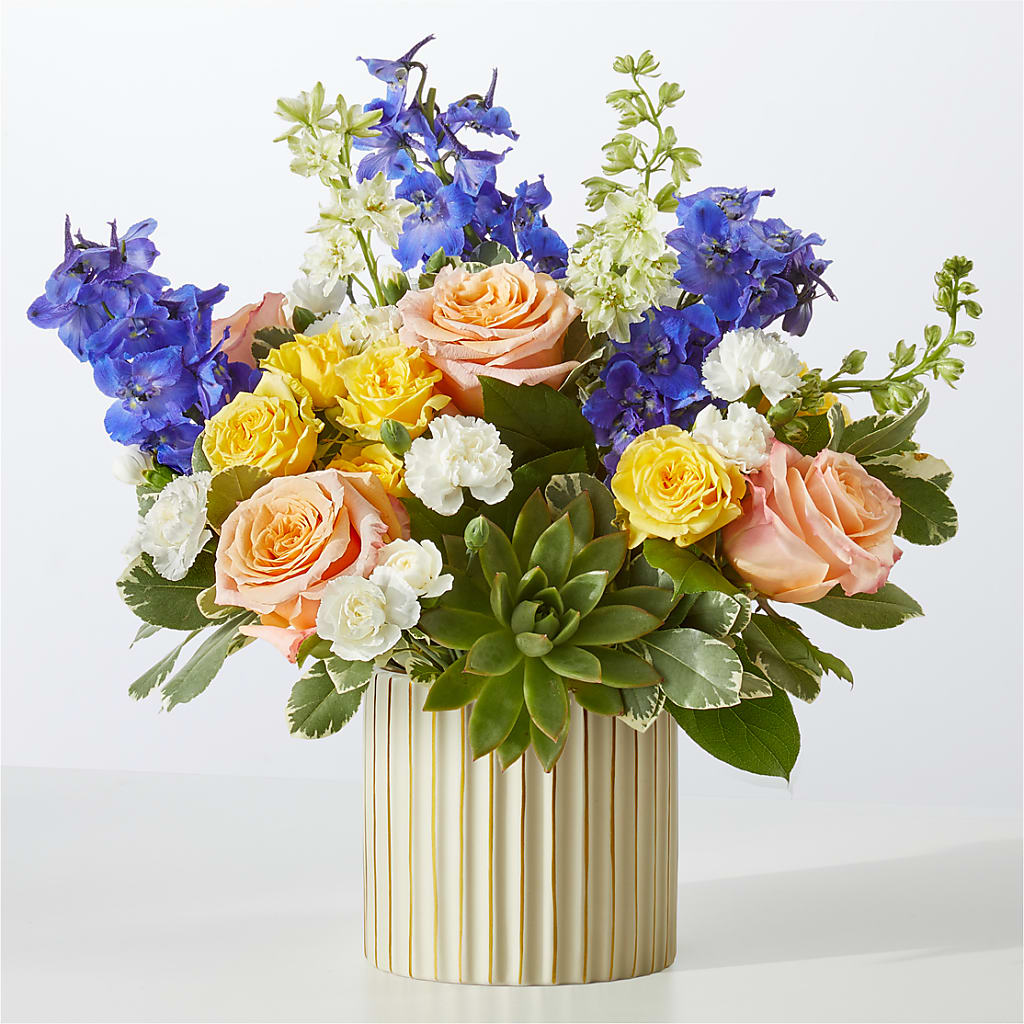 Cobalt Reverie Bouquet – Flowers By Diane, Bridgewater MA
