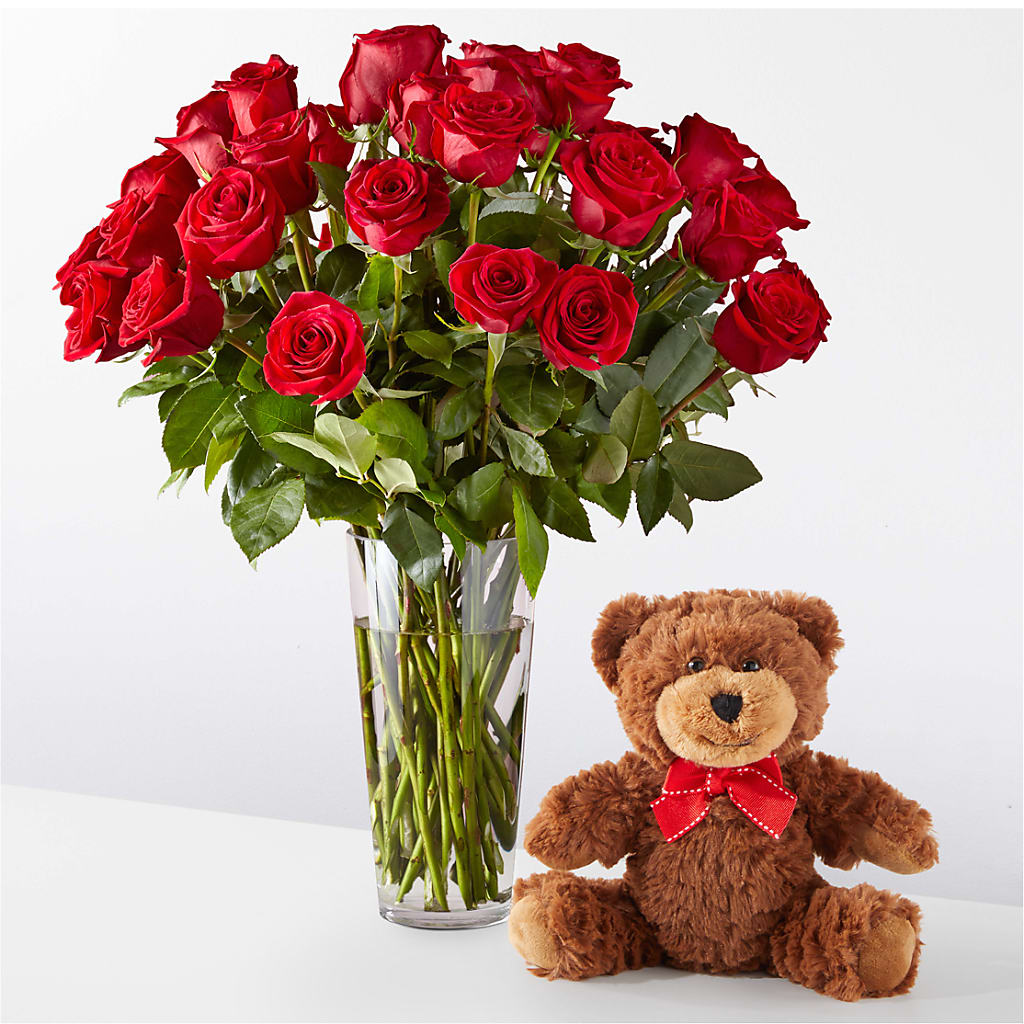 Romantic Long Stem Red Rose Bouquet Bundles – Flowers By Diane, Bridgewater MA