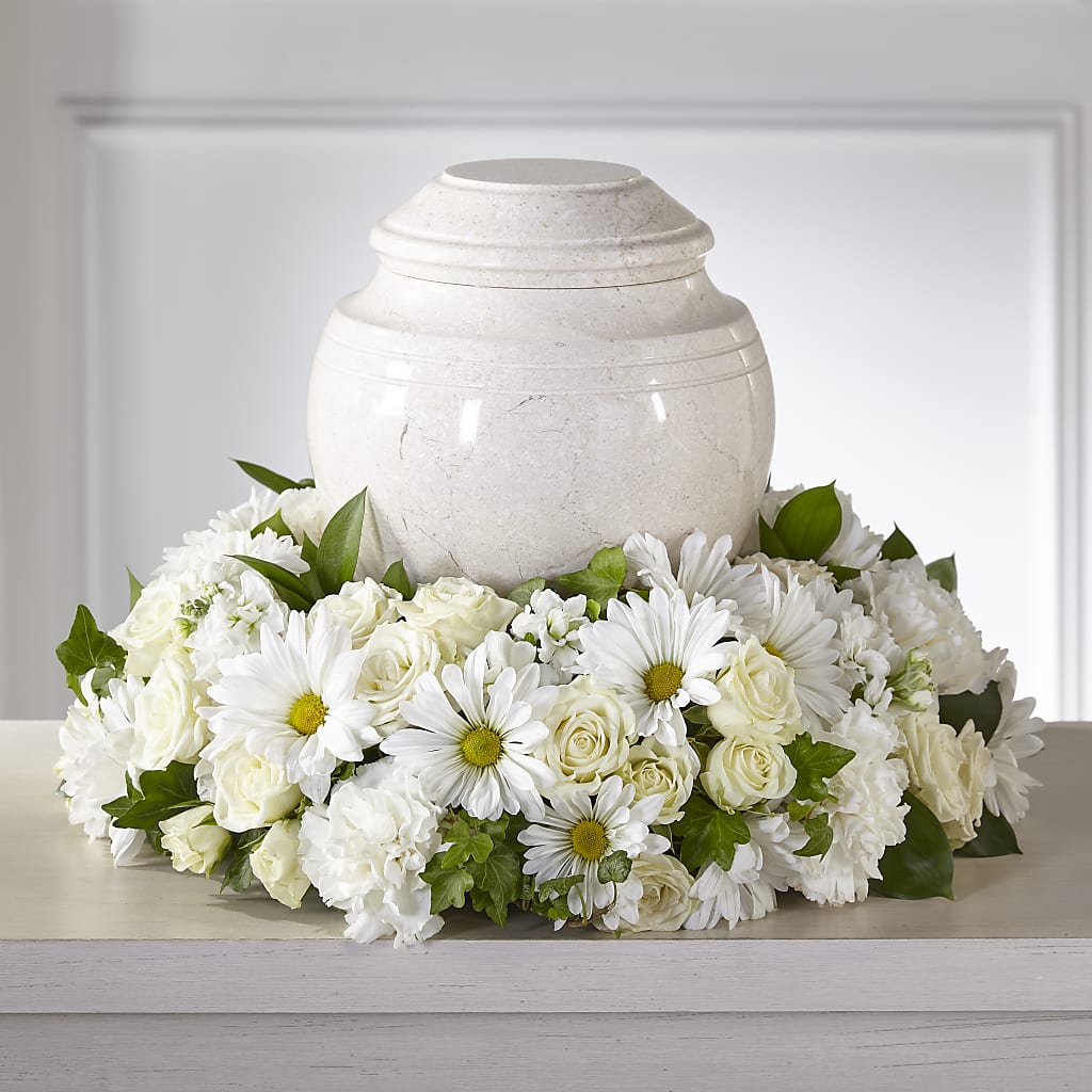 Ivory Gardens Cremation Adornment – Flowers By Diane, Bridgewater MA