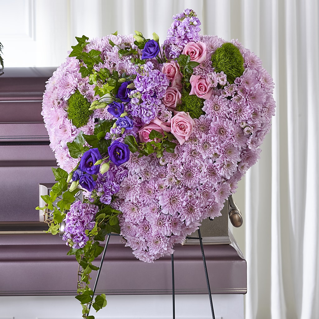 Treasured Love Standing Heart – Flowers By Diane, Bridgewater MA