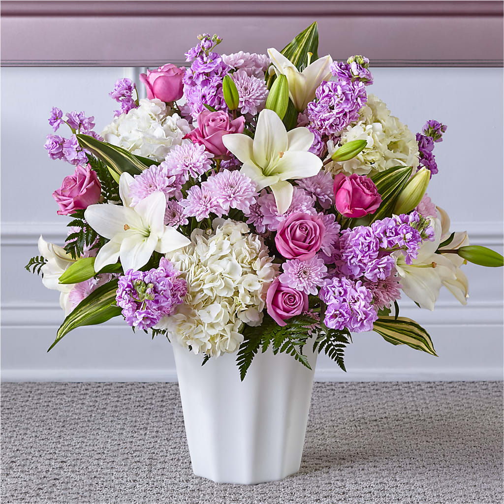 Heaven Sent Floor Basket – Flowers By Diane, Bridgewater MA