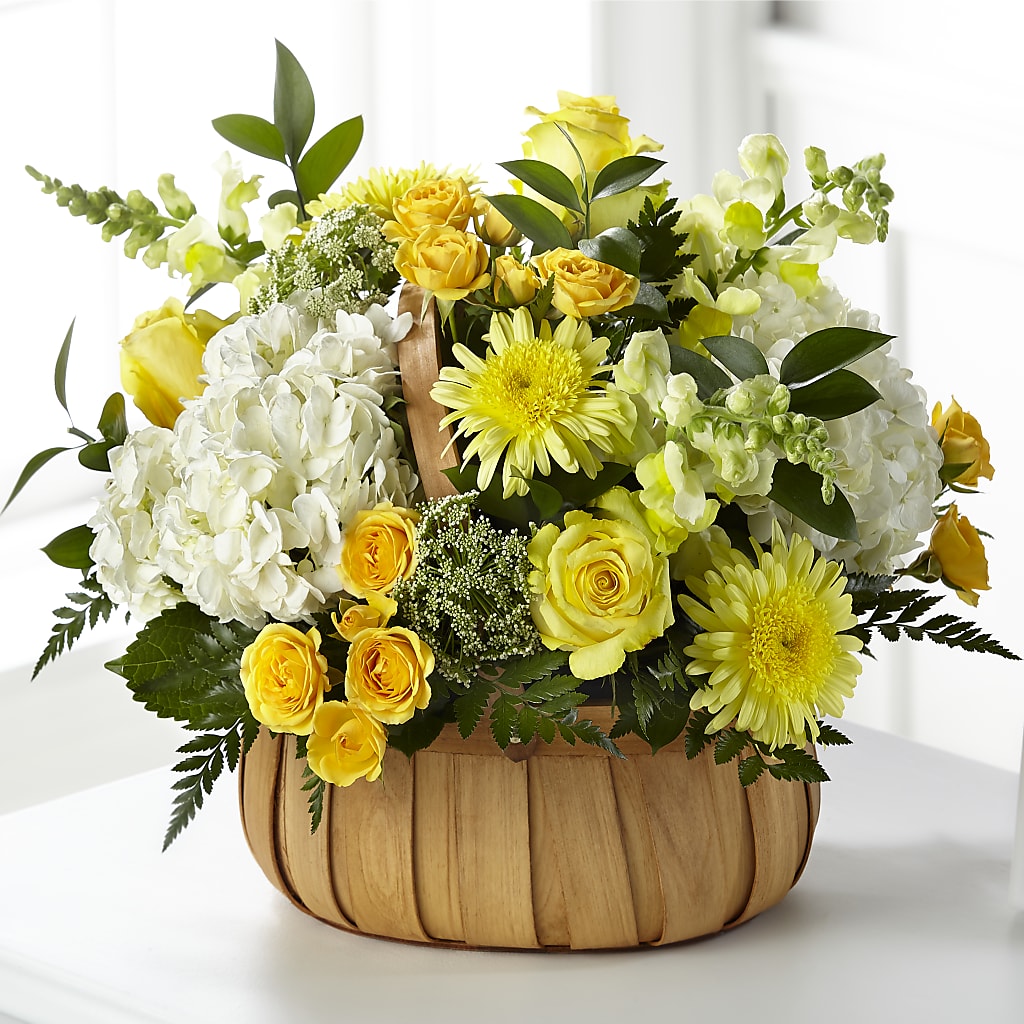 Rustic Remembrance Basket – Flowers By Diane, Bridgewater MA