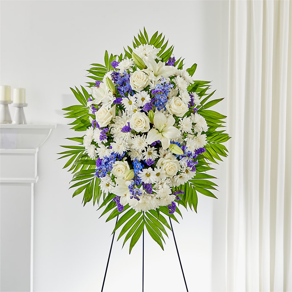 At Rest Standing Spray – Flowers By Diane, Bridgewater MA