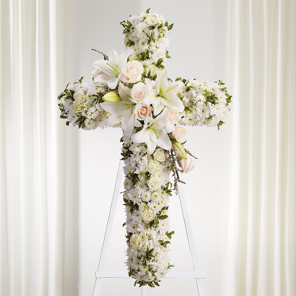 Spiritual Guidance Standing Spray – Flowers By Diane, Bridgewater MA