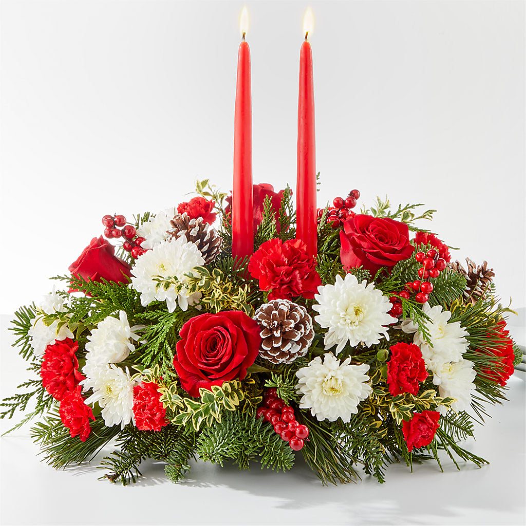Holiday Soiree Centerpiece – Flowers By Diane, Bridgewater MA