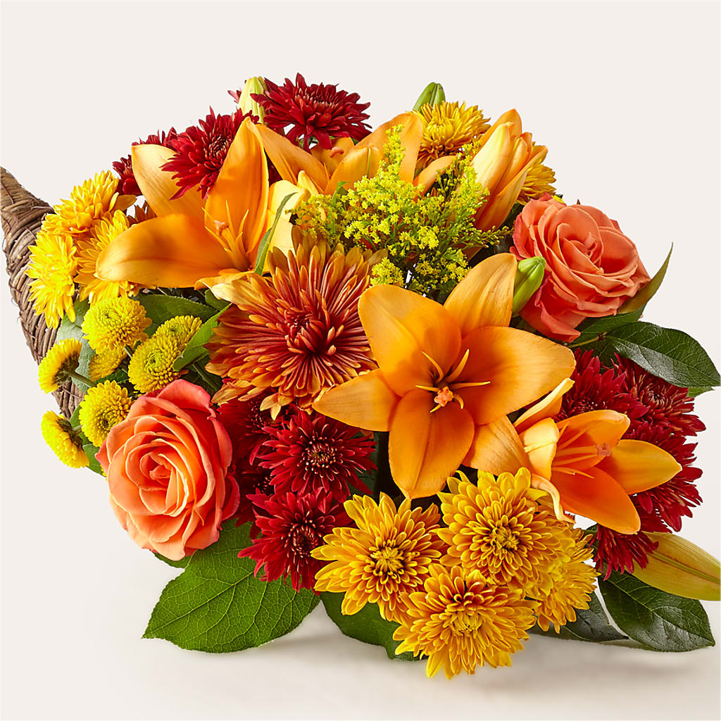 Feast of Color Cornucopia – Flowers By Diane, Bridgewater MA
