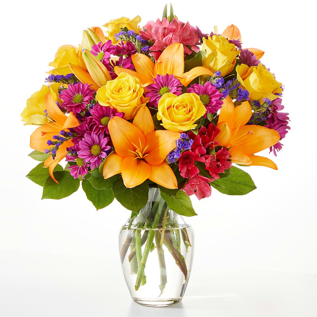 Colorful Visions Bouquet – Flowers By Diane, Bridgewater MA