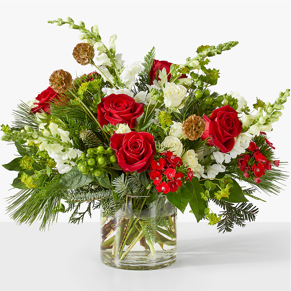 Deck the Halls Bouquet – Flowers By Diane, Bridgewater MA