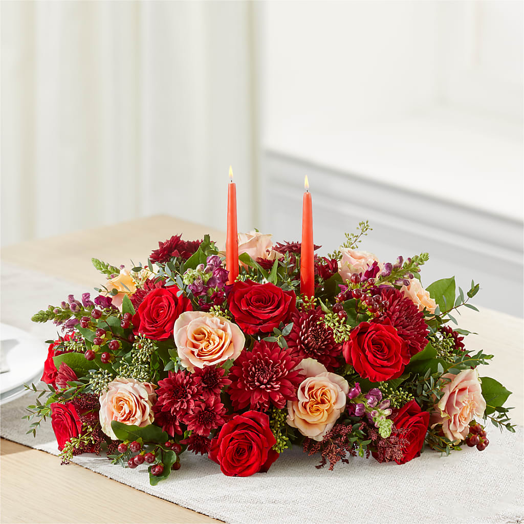 Most Thankful Centerpiece – Flowers By Diane, Bridgewater MA