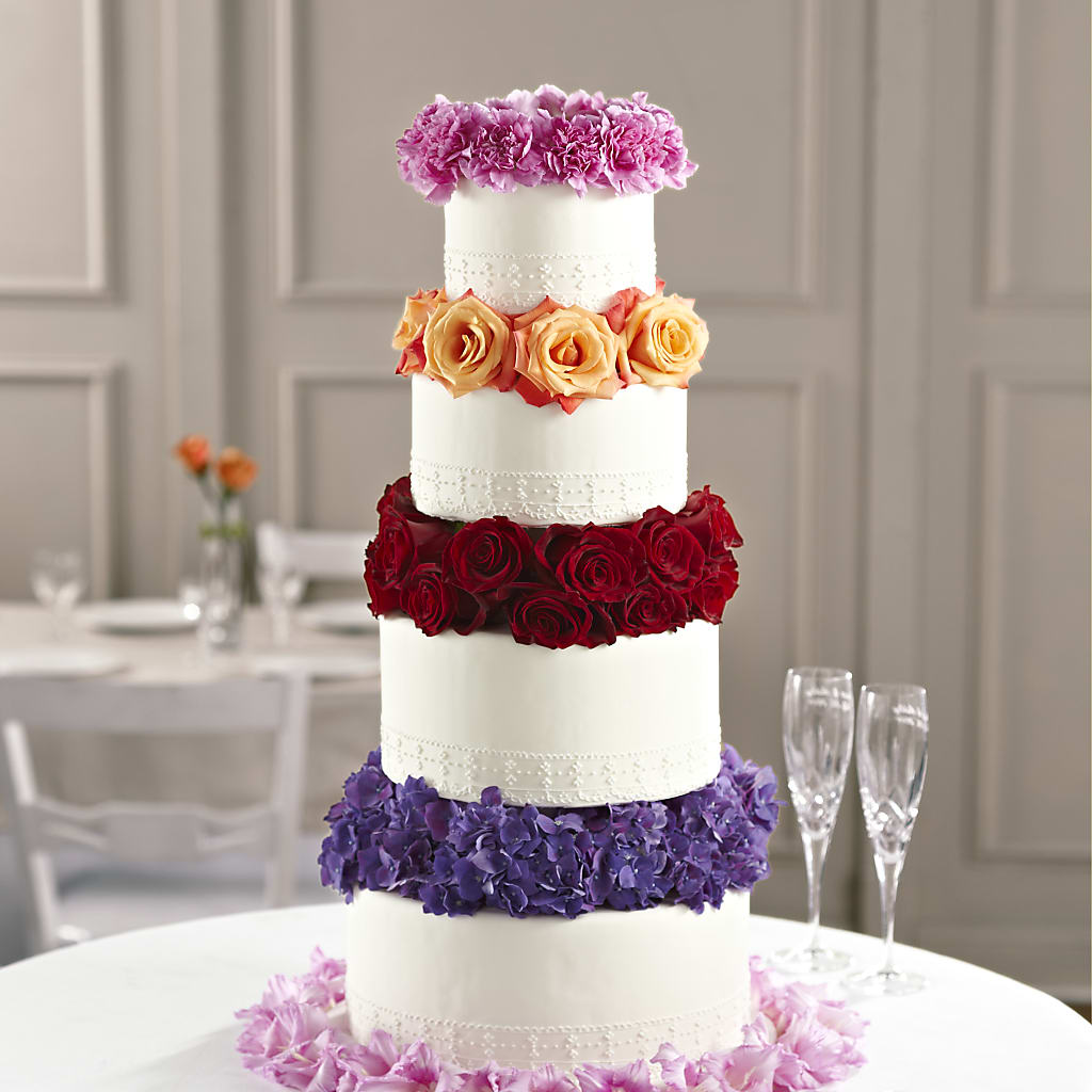 Infinite Love Cake Décor – Flowers By Diane, Bridgewater MA