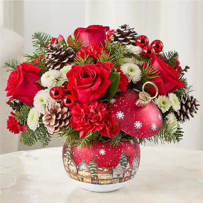 Christmas Carols Ornament –  Flowers By Diane, Bridgewater MA