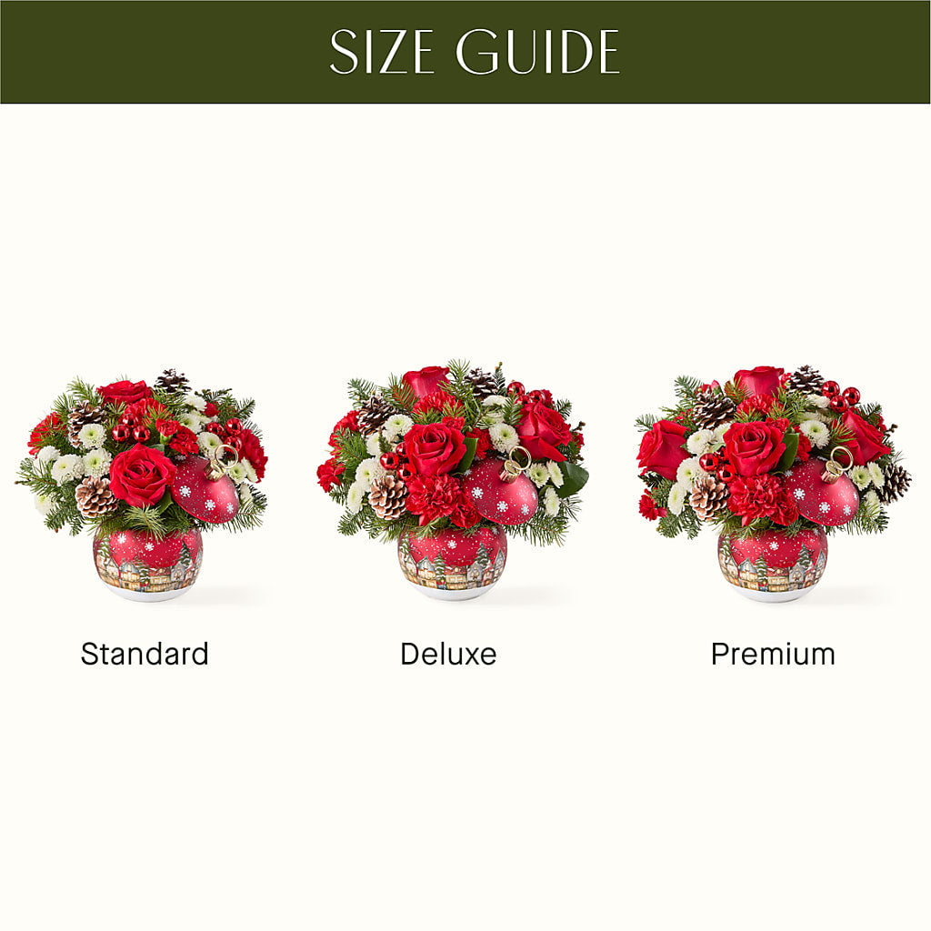 Christmas Carols Ornament –  Flowers By Diane, Bridgewater MA