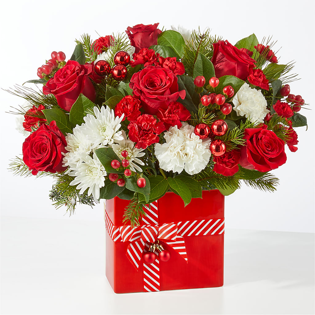 Presents Under the Tree Bouquet –  Flowers By Diane, Bridgewater MA