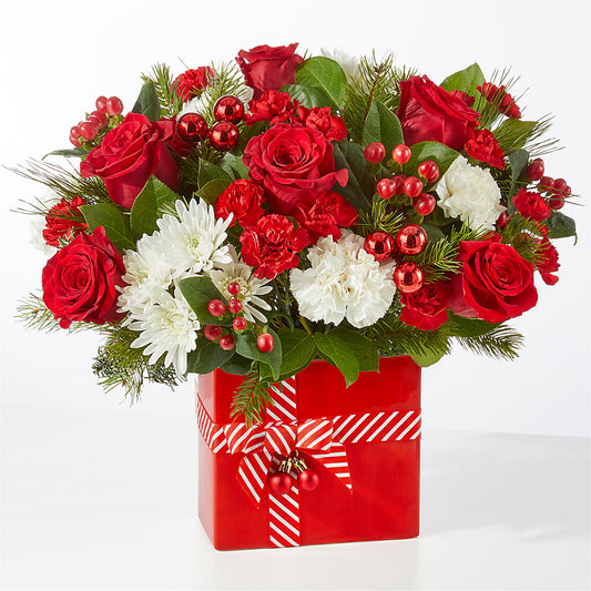 Presents Under the Tree Bouquet –  Flowers By Diane, Bridgewater MA