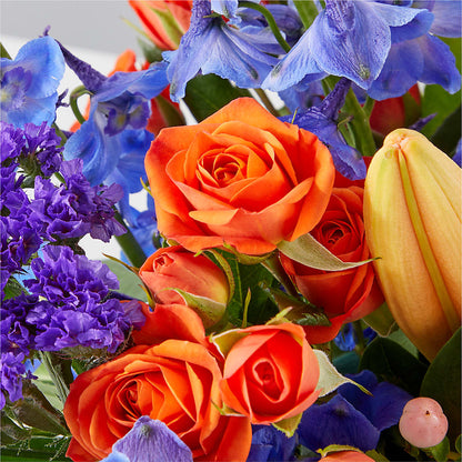 Radiant Citrus Box Bouquet –  Flowers By Diane, Bridgewater MA