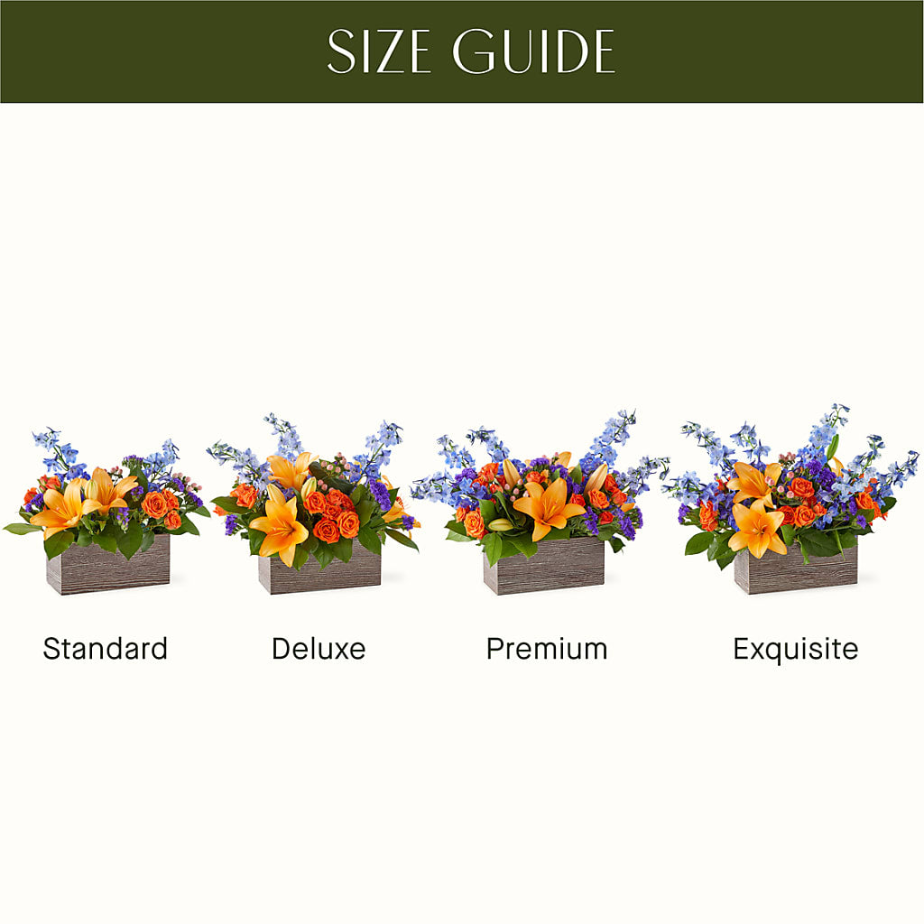 Radiant Citrus Box Bouquet –  Flowers By Diane, Bridgewater MA