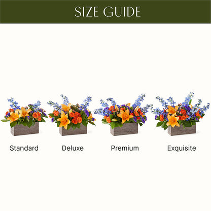 Radiant Citrus Box Bouquet –  Flowers By Diane, Bridgewater MA