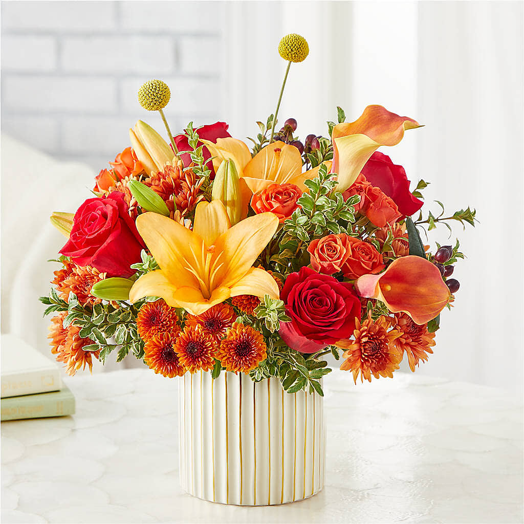 Scarlet Skies Bouquet –  Flowers By Diane, Bridgewater MA