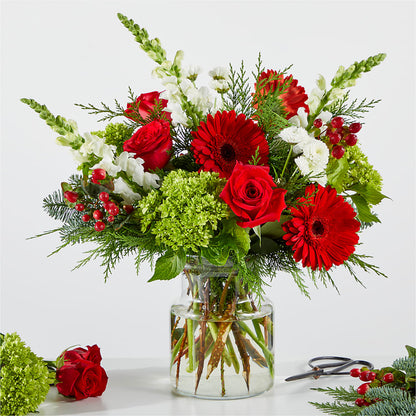 Merry Moment Bouquet – A Florist Original –  Flowers By Diane, Bridgewater MA