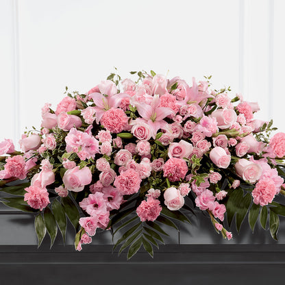 Garden of Comfort Casket Spray (Standard) –  Flowers By Diane, Bridgewater MA