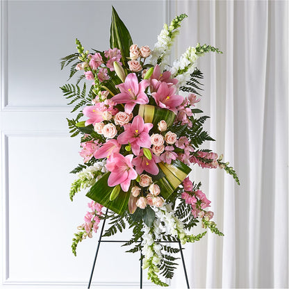 Elegant Embrace Standing Spray –  Flowers By Diane, Bridgewater MA