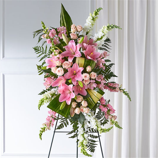 Elegant Embrace Standing Spray –  Flowers By Diane, Bridgewater MA