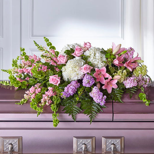 Life's Gratitude Casket Spray –  Flowers By Diane, Bridgewater MA