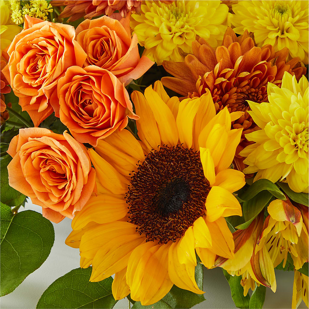Autumn Harmony Centerpiece –  Flowers By Diane, Bridgewater MA