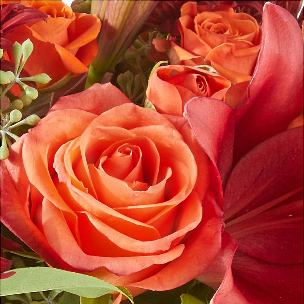 Crimson Leaves Bouquet –  Flowers By Diane, Bridgewater MA