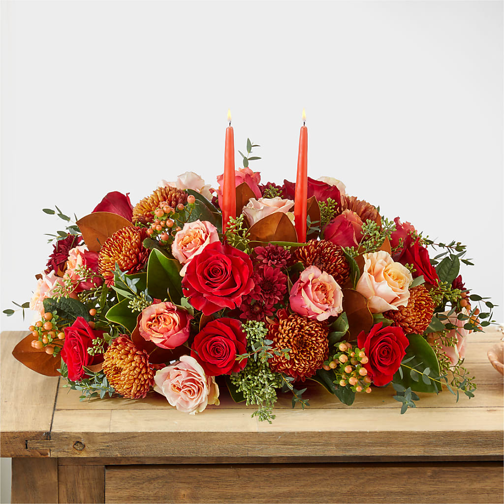 Gather Near Centerpiece –  Flowers By Diane, Bridgewater MA