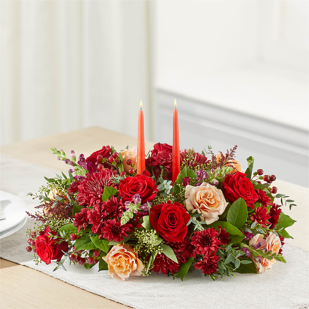 Most Thankful Centerpiece –  Flowers By Diane, Bridgewater MA