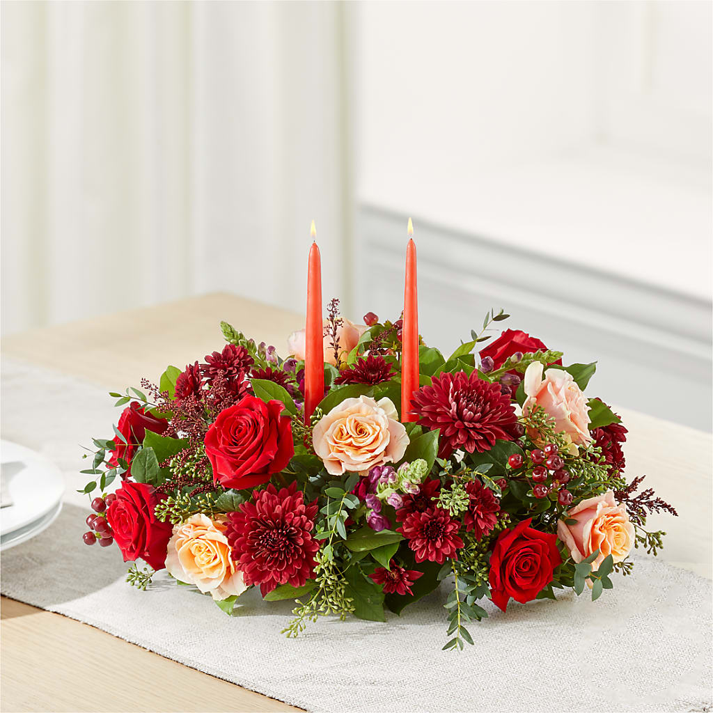 Most Thankful Centerpiece –  Flowers By Diane, Bridgewater MA