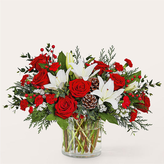 Best in Snow Bouquet –  Flowers By Diane, Bridgewater MA