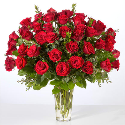 Forever Yours Fifty Stem Red Rose Bouquet –  Flowers By Diane, Bridgewater MA