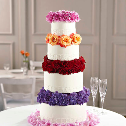 Infinite Love Cake Décor –  Flowers By Diane, Bridgewater MA